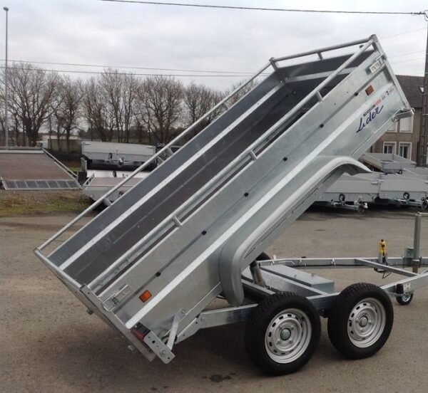 Remorque benne Lider – 1500 kg – double essieux freinés – robuste & neuve