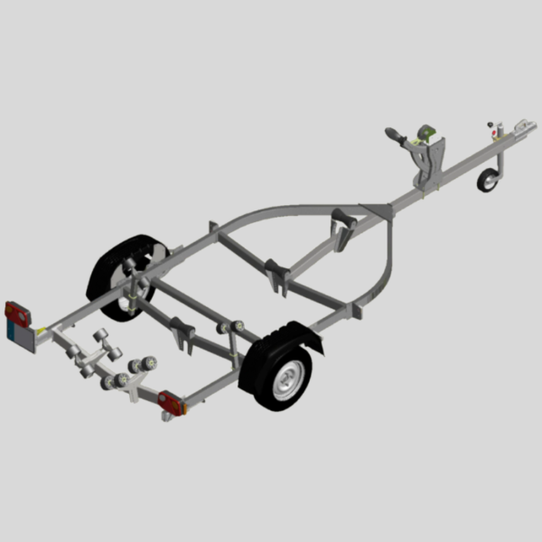 Multi‑rouleaux OCEANE 5–6 m – PTAC 750 kg, sans frein