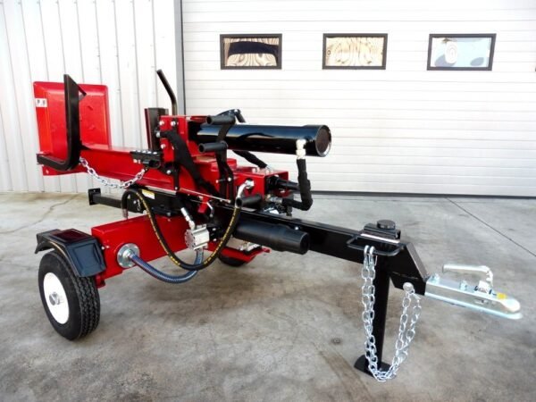 Fendeuse de bûches FH24T thermique sur remorque livré neuve avec garantie 2ans