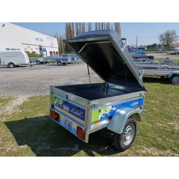 Remorque alicante – capot abs – roue de secours neuve livré avec garantie 2ans