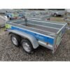 Remorque florence 233x132x39 + capot abs + double ridelles , livré neuve avec garantie 2ans