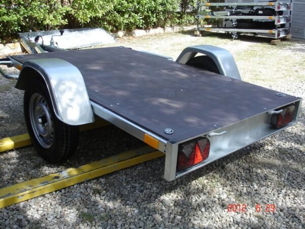 Remorque Boro BO717 170×122 cm – PTAC 750 kg, caisse basculante, ridelles 40 cm