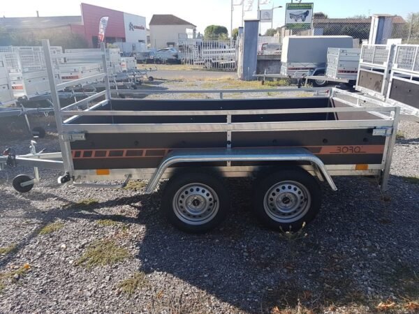 Remorque bagagère BORO Niewiadow BOK725D – PTAC 750 kg – neuve