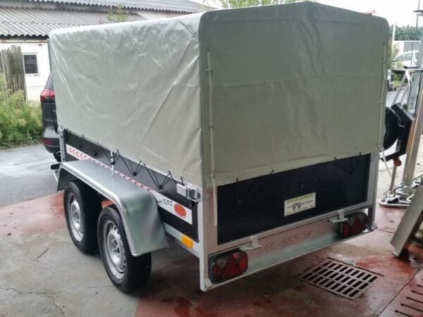 Remorque bagagère BORO Niewiadow BOK725D – PTAC 750 kg – neuve