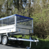 Remorque benne Lider 39560 – 253×147 cm, double essieux, caisse basculante galvanisée
