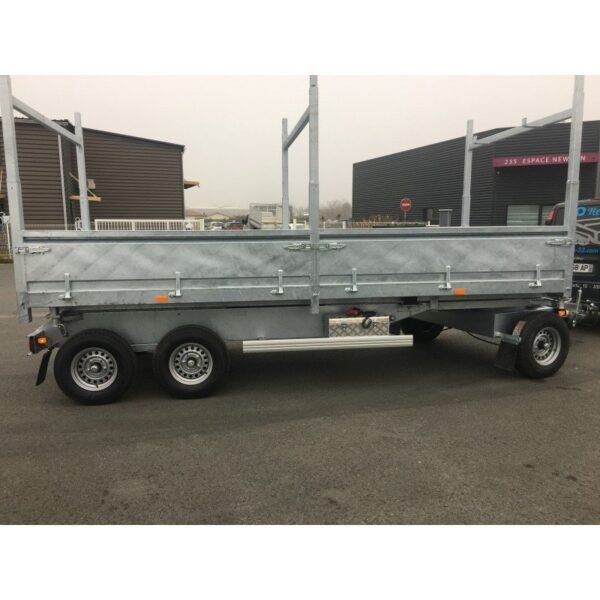 Remorque benne avant-train – avant rond – neuve avec garantie 2 ans